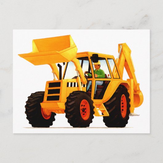 Kind Yellow Digger Briefkaart (Voorkant)