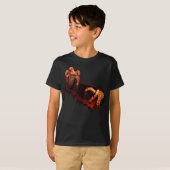 Kind Zombie T-Shirt Gory Zombie Ringer Tee Shirt (Voorkant volledig)