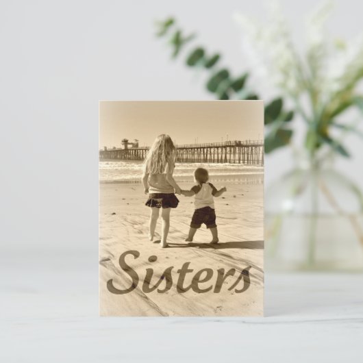 Kind zussen briefkaart (Staand voorkant)