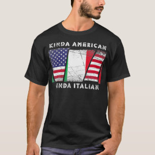 Kinda American Kinda Italiaans - dubbel staatsburg T-shirt