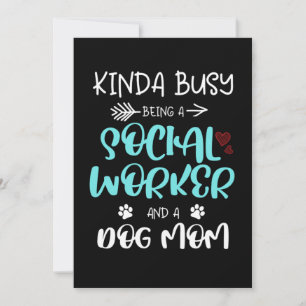 Kinda Busy is sociaal werker en geeft mam cadeau Kaart
