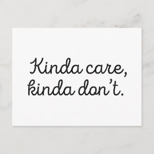 Kinda Care Kinda Briefkaart
