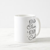 Kinda Classy Coffee Mug | Playful Ceramic Mug  (Devant droit)