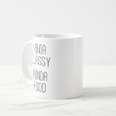 Kinda Classy Kinda Hood - Popular Funny Quote Koffiemok (Voorkant links)