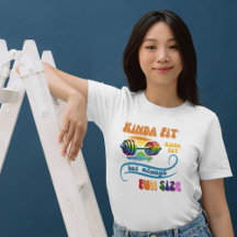 "Kinda Fit" Grappig Rainbow Fitness T-shirt Dumbel