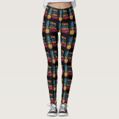 Kinda Sweet Kinda Stabby Leggings d'ananas (Devant)