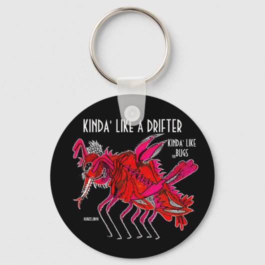 KINDA'S ALS EEN DRIFTER SLEUTELHANGER (Voorkant)