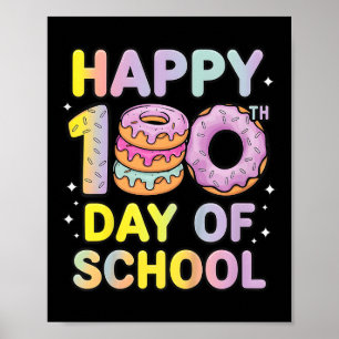 Kinder 100 dagen schoolkostuum peuter leraar st poster