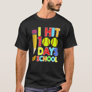 Kinder 100e dag van schoolhonkbal ik 100 dagen per t-shirt