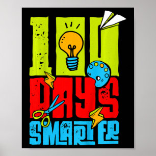 Kinder 100e dag van schooljongens 100 dagen van sc poster