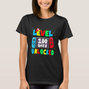 Kinder 100e van school Shirt niveau 100 dagen van