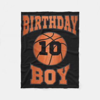 Kinder 10e 10 Tien jaar oude Happy Birthday Boy By Fleece Deken