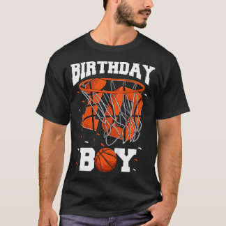 Kinder 10e verjaardag basketbal Shirt Kinder jonge