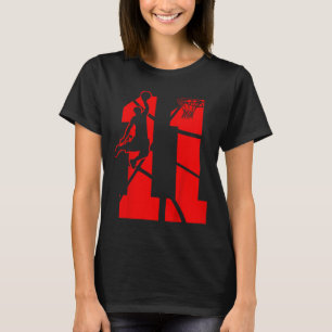Kinder 11-jarige 11e Basketball BirthdayThe T-shirt