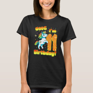Kinder 11e verjaardag Unicorn Omg IM 11 jaar oud T-shirt