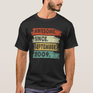 Kinder 13e verjaardag  september 2009 13e verjaard t-shirt