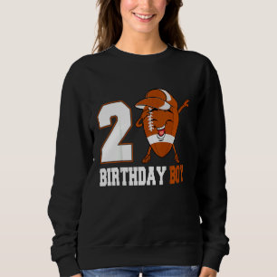 Kinder 2 Jaar Oud Dabbing Football 2e Verjaardag J Trui