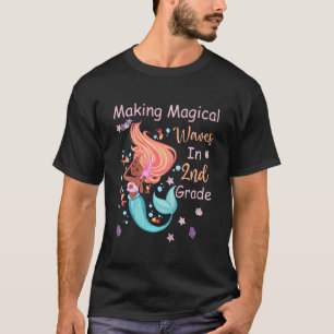 Kinder 2e graadzeemeermin die magische golven Kind T-shirt