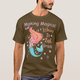Kinder 2e graadzeemeermin die magische golven Kind T-shirt