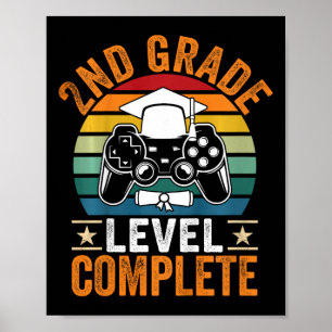 Kinder 2e klas niveau complete Schattigee gamer kl Poster
