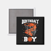 Kinder 2e verjaardag basketbal jongen twee jaar ou magneet (Voorkant / Achterkant)