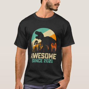 Kinder 2e verjaardag Dinosaur 2 jaar oude jongen K T-shirt