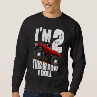 Kinder 2e verjaardag Jongen Monster Truck Rule Trui