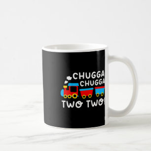 Kinder 2e Verjaardag Jongen Trein Chugga Chugga Tw Koffiemok