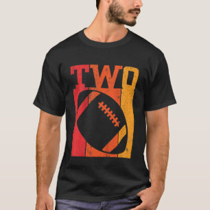 Kinder 2e verjaardag jongens 2 jaar oude twee Foot T-shirt