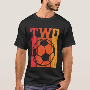 Kinder 2e verjaardag jongens 2 jaar oude tweespore t-shirt