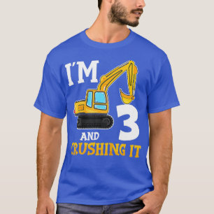 Kinder 3 jaar 3e geboorte Digger Boy T-shirt