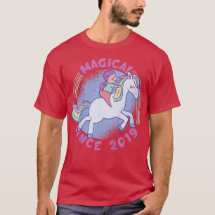 Kinder 3 jaar oud meisje Paardenruim 3e verjaardag T-shirt