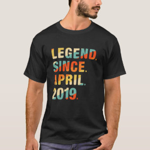 Kinder 3e Verjaardag 3 jaar oude legende sinds 2 a T-shirt
