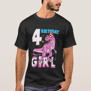 Kinder 4 jaar oud meisje van de vierde verjaardag t-shirt