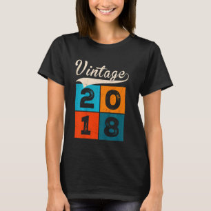 Kinder 4 jaar oud voor mannen op de geboorte Vinta T-shirt