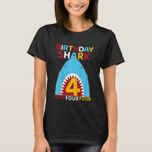 Kinder 4 jaar oude dag haaienvinken meisjes kletse t-shirt