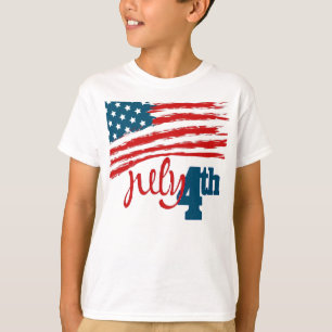 Kinder 4 juli T-shirt