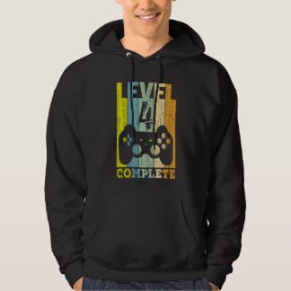 Kinder 4e verjaardag Jongen Meisniveau 4 jaar 2018 Hoodie