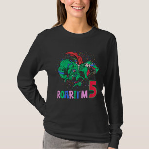 Kinder 5 Jaar Oud Meisjes Jongens 5e Verjaardag Di T-shirt