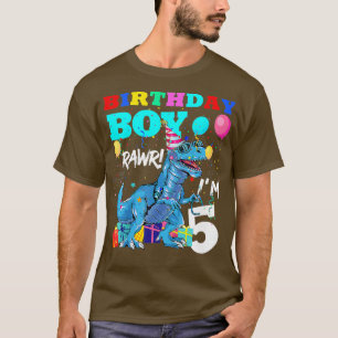 Kinder 5 jaar oude Gift 5th Birthday Boy 5th Birth T-shirt