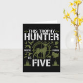 Kinder 5-jarige jachtdag op de Duck Deer H Kaart (Gele Bloem)