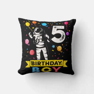 Kinder 5-jarige jongen Astronaut 5th Birthday Boy Kussen