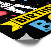 Kinder 5-jarige jongen Astronaut 5th Birthday Boy Poster (Hoek)