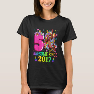 Kinder 5-jarige meisjes Tieners die abbing Unicorn T-shirt