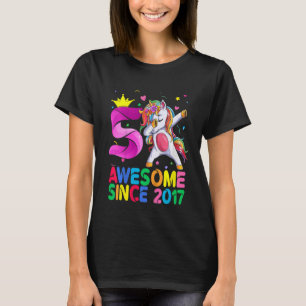 Kinder 5-jarige meisjes Tieners die abbing Unicorn T-shirt