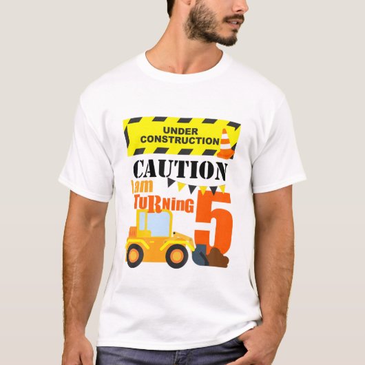 Kinder 5e vrachtwagen met de gouddagopgraving Gift T-shirt (Voorkant)