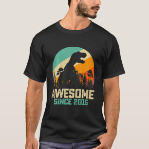 Kinder 6e Verjaardag Dinosaurus 6 Jaar Oud Jongens T-shirt