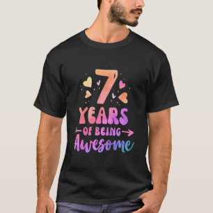 Kinder 7 jaar Geweldige kleurstof 7e B T-shirt