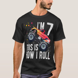 Kinder 7 Jaar Oud Shirt 7e Verjaardags Jongen Mons