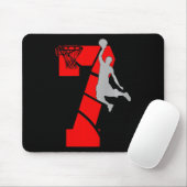 Kinder 7 jaar oude 7e Basketball Birthday PartyThe Muismat (Met muis)